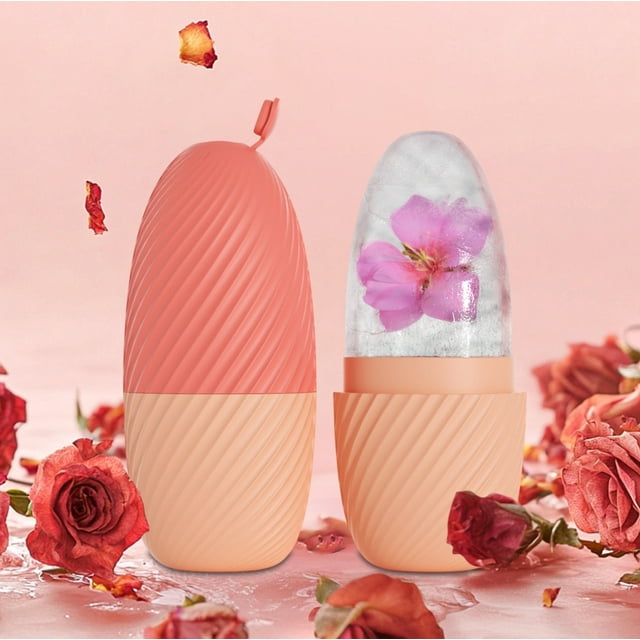 Oefntac Moules à Glace Réutilisables en Silicones de Massage Rouleau Facial pour Visage et Yeux Outils de Soin