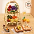thumbnail image 2 of Food platter combination building blocks, creative building block toys, collectible building block toys (859 pieces), 2 of 5