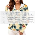 thumbnail image 2 of cocolona Womens Zipper Hoodies Long Sleeve Thumb Hole Printed Sweatshirts Casual Beach Vacation Sun Protection Tops, 2 of 5