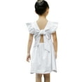 thumbnail image 2 of Bagilaanoe Toddler Baby Girl Summer Dress Fly Sleeve A-line Dresses 2T 3T 4T 5T 6T 7T Kids Casual Backless Swing Sundress, 2 of 6
