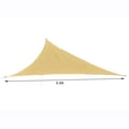 thumbnail image 3 of Outsunny Voile d'ombre de soleil de triangle, 3 of 6