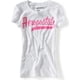 thumbnail image 1 of Aeropostale Sparkle Glittery Graphic playera para mujer, blanco, extragrande, 1 of 1