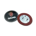 thumbnail image 2 of Insignia de parachoques de maletero con logotipo de capó delantero de coche de fibra de carbono para Saab 68mm, 2 uds., 2 of 5