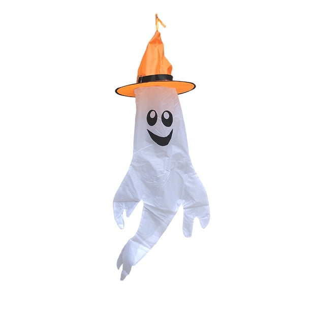 Calcetines de fantasma de de 43 ", decoración colgante, calcetines LED bandera de patio Estilo 3 Zulema Manga de viento de Halloween