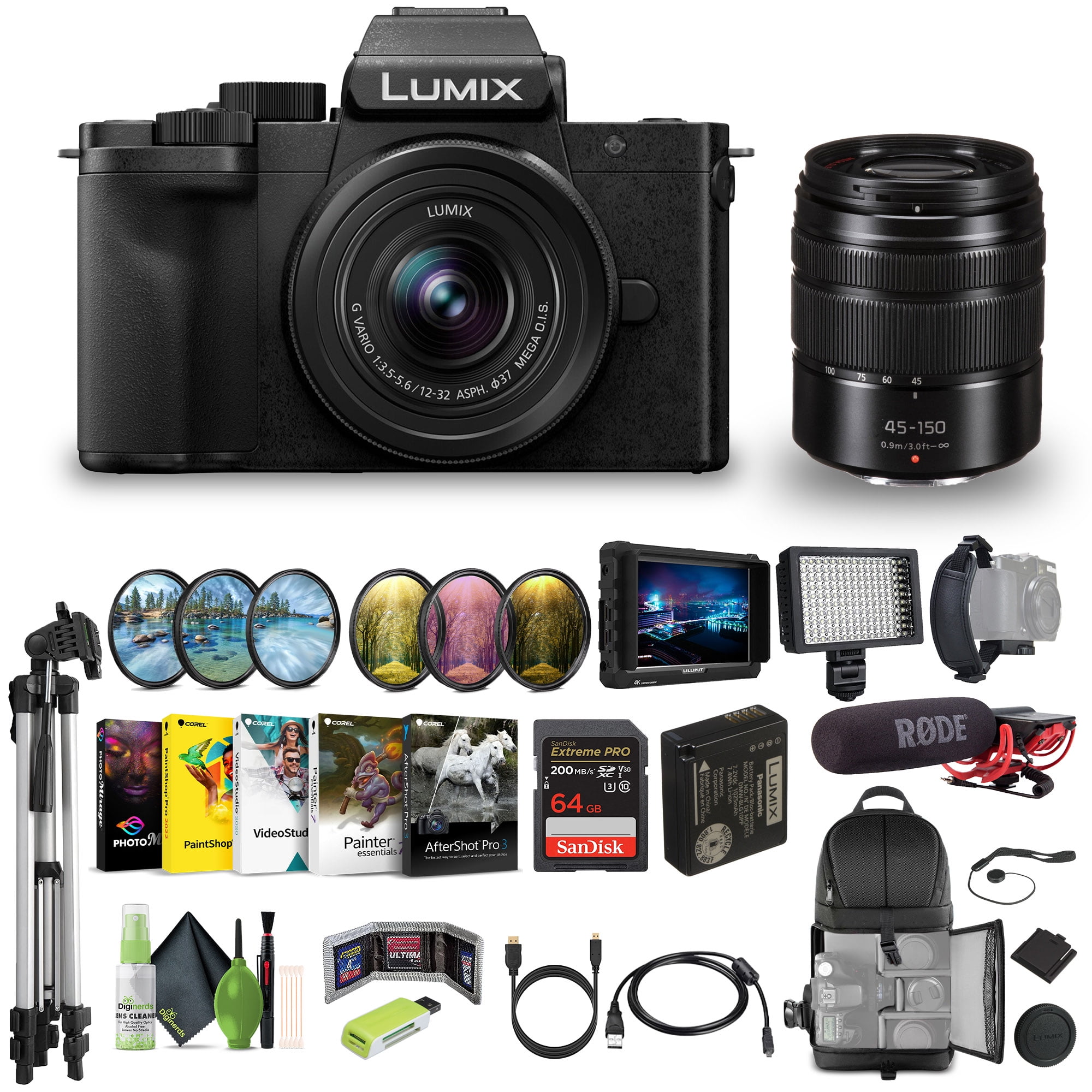 Panasonic Lumix GH5 - 20.3 MP DSLR Mirrorless Camera, 4K Video, Wi