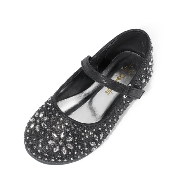 Zapatos para Niña DREAM PAIRS ANGEL-66-1 Negros con Brillantes