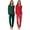 Black and green plaid + red Christmas reindeer, variant on Ekouaer 2 Pack Womens Pajamas Set Long Sleeve Sleepwear Top and Jogger Pants Lounge Sets Cozy Pjs Loungewear