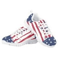 thumbnail image 4 of Pzuqiu US Flag Little Kids Tennis Shoes Girls Size 11 Lightweight Running Sneakers Breathable Walking shoes Casual Flats Shoes, 4 of 5