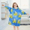 thumbnail image 5 of joogoo Wearable Blanket Hoodie for Bananas Tie Dye Oversized Sherpa Hooded 3-14 YR M, 5 of 7