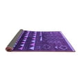 thumbnail image 2 of Ahgly Company Indoor Square Solid Purple Modern Area Rugs, 5' Square, 2 of 4