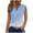 Light Blue, variant on Women Sleeveless Crop Tops Plus Size, Blouses & Button-Down Shirts Cotton Womens White Tank Top Ribbed Black Summer Tops Festival Hide Belly Tunic 2026 Summer