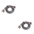 thumbnail image 2 of sweethay Cables RCA de 5MM, adaptador de enchufe de aleación resistente al desgaste, divisor de auriculares, accesorios de tarjeta de sonido, 2m 2piezas, 2 of 6