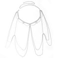 thumbnail image 4 of Cadena de hombro con diamantes de imitación para mujer, cadenas de bikini en capas de moda, joyería para fiesta de graduación, 4 of 7