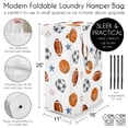 thumbnail image 5 of Sweet Jojo Designs Watercolor Sports Theme Boy Foldable Laundry Hamper with Handles, 5 of 6