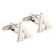 thumbnail image 2 of Gemelos de Camisa de Negocios con Letras Distintivas Accesorios de Boda para Hombres Sunnimix, 2 of 8