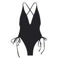 thumbnail image 2 of BeAi Swim Suits for Women 2025 One Piece Modest Modest Bathing Suits for Women Trendy Modest Swimwear Sexy Beachwear for Women 2025 Color Block Two Piece Drawstring Previous Orders, 2 of 3