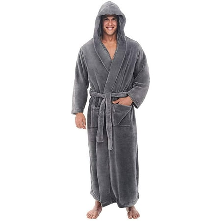 Peignoirs pour hommes, Resort Hotel Home Spa Terry Robe Polaire ...