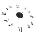 thumbnail image 4 of Reloj de pared sin marco con efecto 3D, autoadhesivo, impermeable, sencillo, para oficina, dormitorio y hogar., 4 of 14