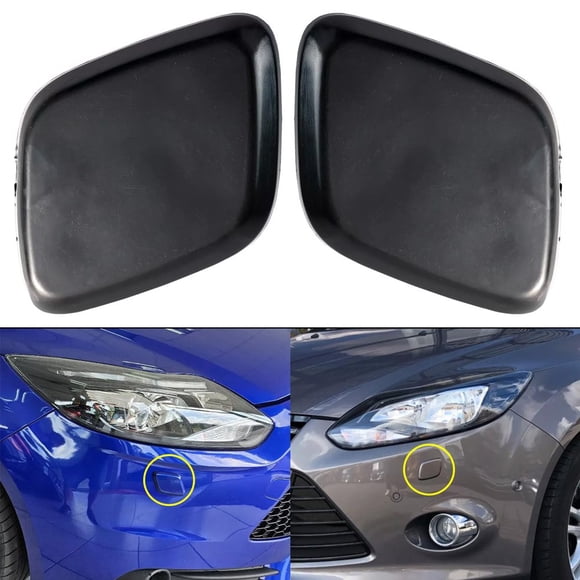 MYG Quality Headlight Washer Jet Covers for All For Ford Focus MK3 Vehicles