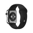 Apple Watch 38mm Stainless Steel Case with Black Sport Band