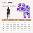 thumbnail image 4 of Pajama Sets for Women 2 Pcs, Blueberry cute Print Button Down Long Sleeve Sleepwear Lounge PJ Sets, 4 of 6