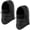Black+Black, variant on 2 Pcs Unisex Winter Waterproof Balaclava Face Mask for Men and Women-Black