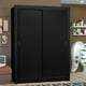 thumbnail image 2 of Ropero Closet Madesa Denver 2 Puertas Corredizas Negro, 2 of 9