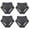 Black, variant on Yubnlvae Shapewear Underwear 4-Pack - Butt Lifting Compression Briefs Beige Xl, 4 Pack for Women Briefs Compression Underwear Butt Lifter Body Shaper