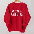 thumbnail image 2 of Byoo Toddler Boy Valentine's Day Sweatshirt Cute Funny Letter Printed Full-Sleeve Oversized Pullover Sweatshirt Kids Daily Top, 2 of 3