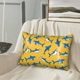 thumbnail image 2 of Pofeuu Shark Print Print Satin Pillowcase for Hair and Skin Pillow Cases, Silk Pillow Cases, Soft Cooling Pillow Covers, 20x30 Inches（Pillow core not included）, 2 of 7