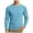 #02 Light Blue, variant on Vintage Shirt Men's Power Cotton Blend Long Sleeve T Shirts White,M