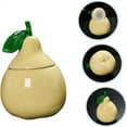 thumbnail image 6 of Tea Cans， Ceramic Pear Shaped Tea Canister with Lid Decorative Jar for Kitchen Airtight Container for Coffee Sugar and Flour Storage for Candy or Tin, 6 of 9