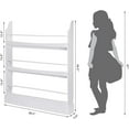thumbnail image 4 of UTEX Wall Bookshelf for Kids, Book Shelf Organizer and Storage for Kids Nursery Dcor,Wall Mounted Kids Book Rack Storage, 3-Shelf Bookcase Organizer Extra Wide (White), 4 of 7