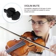 thumbnail image 3 of Violin Practice Mute Rubber Portable Tourte Style Mutes for Ultra Silent Practice Violins Rubber Violins Practicing Accessory, 3 of 6