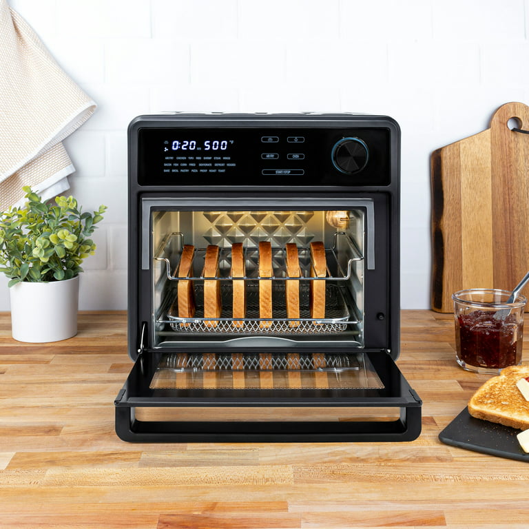 Kalorik Air Fryer Toaster Oven, MAXX® AFO 47804 BK 16 Quart, Touch Air  Fryer Oven, 9-in-1 Toaster Oven Air Fryer Combo