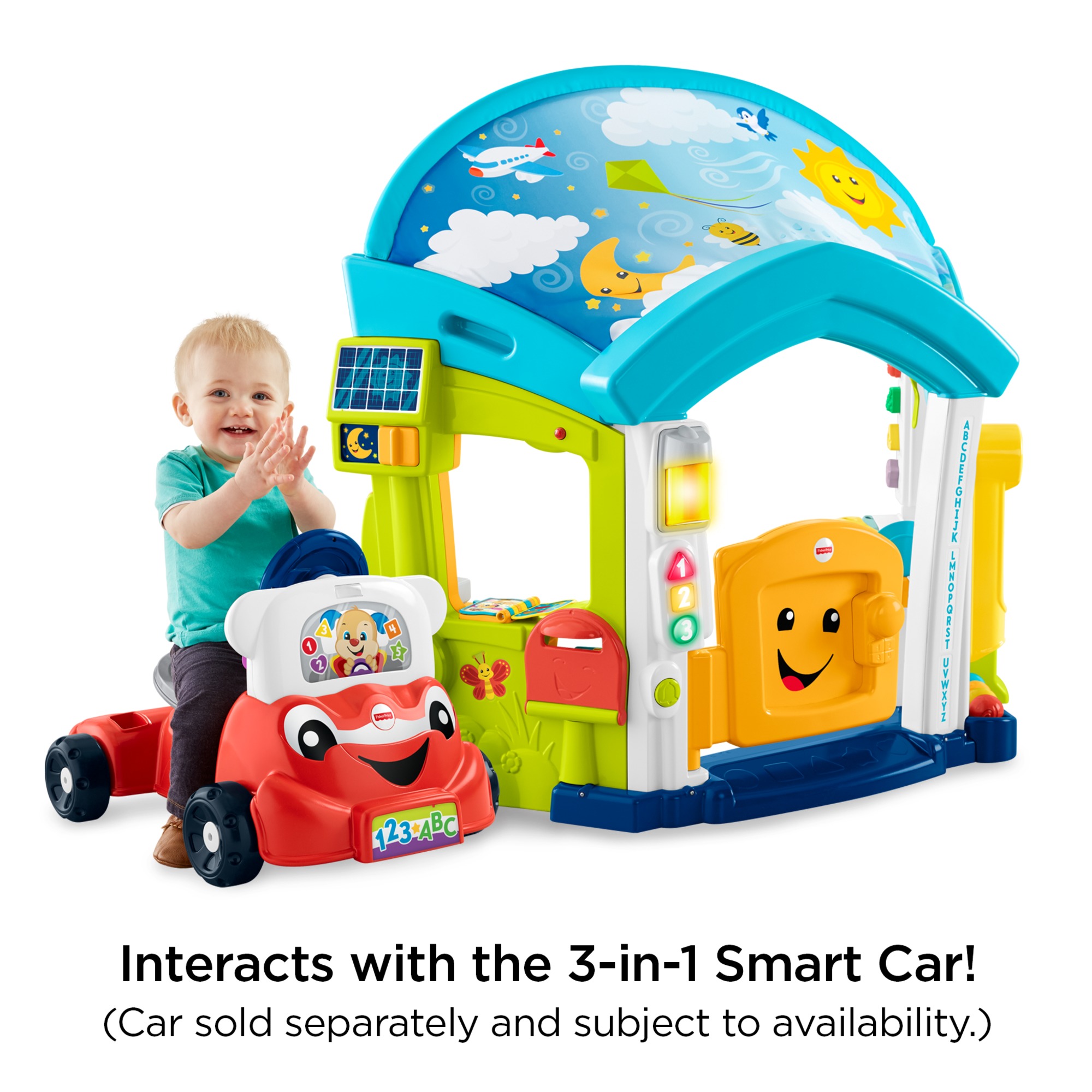 Fisher-Price Laugh & Learn Playhouse Educational Toy for Babies & Toddlers, Smart Learning Home - image 12 of 25