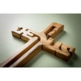 thumbnail image 2 of Earthwood 156164 8 in. Olive Wood Large Jesus Wall Cross, 2 of 4