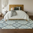 thumbnail image 6 of Addison Rugs Mayfield Washable Transitional Geometric Sky Rectangle Rug, 9' x 12', 6 of 6