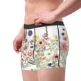 thumbnail image 2 of Fuzoiu Autumn Garden Print Men's Ultra Breathable Underwear,No Riding Up Boxer Briefs with ComfortFlexible Waistband-Medium, 2 of 5