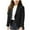 Black, variant on Girls Long Sleeve Suit Blazers Notch Collar Open Front Formal Dress Coat with Pocket for Big Girls 5-14 Years (13 Years, White)