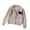 Khaki, variant on Teen Girls Pearl Cardigan Sweater Winter Lamb Down Sweater Streak Sheep Wool Hooded Zipper Sweater Khaki
