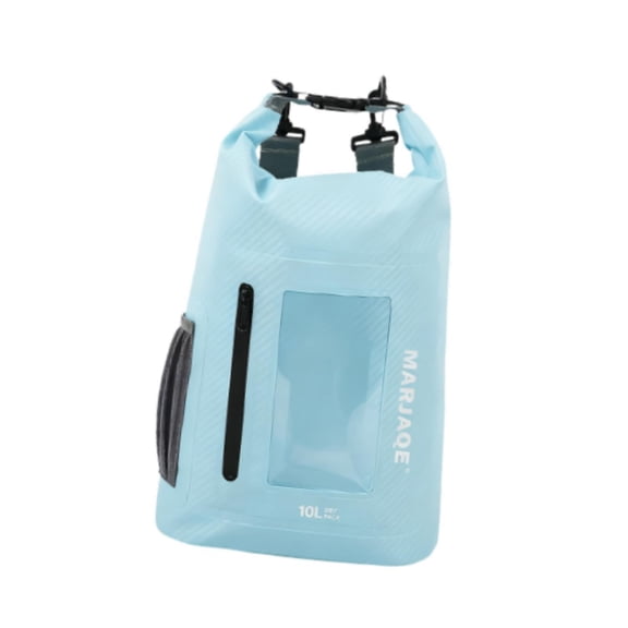 yotijay Waterproof Dry Bag Dry Storage Backpack Wide Opening for Women Men Sack Lightweight for Boating Fishing Hiking Rafting Beach blue 10L