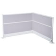 thumbnail image 1 of VEVOR Office Divider Privacy Partitions, 2-Pack, 72" x 48" Room Divider Walls, PET Workstation Cubicle Partition with Outlet Covers, Freestanding Privacy Panels for Office Library School, 1 of 9