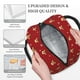 thumbnail image 3 of Disketp Reindeer Faces Festive Red Bolsa Térmica para Almuerzo, Lonchera con Abertura Amplia y Gran Capacidad, Organizador Reutilizable para Mujeres, Hombres y Adultos, 3 of 6