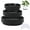 Black, variant on topjuju 15 Pcs Large Plant Saucers, 10/12/14 inches Plastic Plant Trays to Catch Water, Extra Large Plant Saucer with Labels, Heavy Duty Plant Drip Trays for Plant Pots Indoors Outdoors