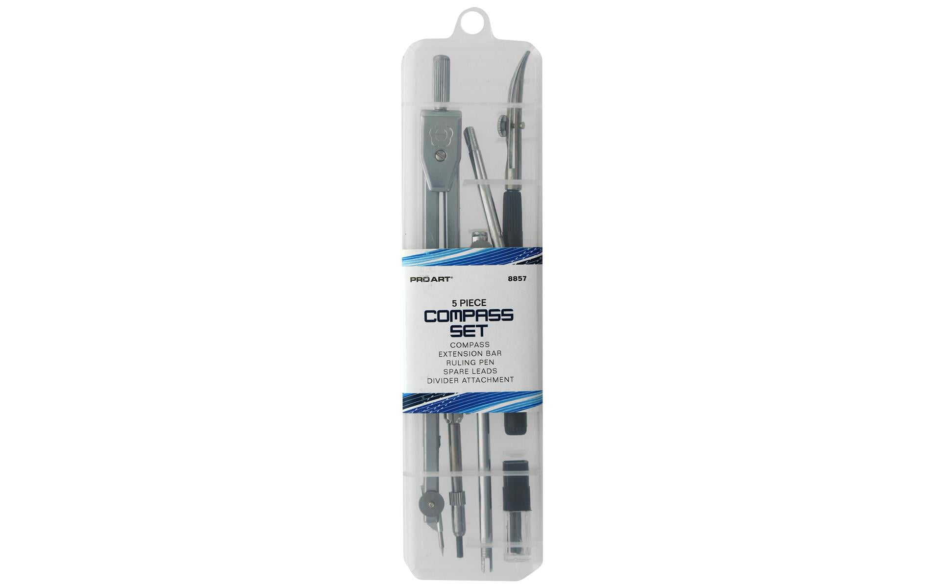 LOC TUB 2 Blue Silver Staedtler 2-Piece Advanced Student Geometrical Compass 