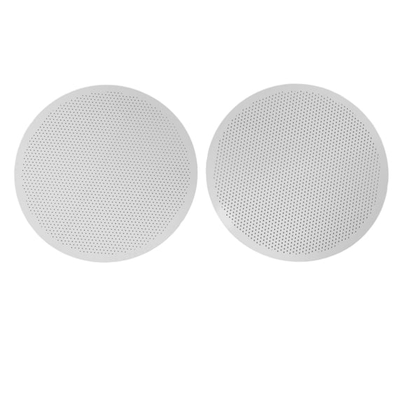 YAHHU 2‑Pack 61mm Stainless Steel Coffee Puck Screens – Durable 304 Steel Filter Mesh for Portafilter, Easy‑Clean, High‑Efficiency Brewing
