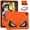 Orange+Black, variant on REQO Compatible with Samsung Galaxy Tab A9 Plus 11 inch 2023 Case: with Shockproof Rugged Hybrid Protective with Kickstand