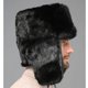 thumbnail image 4 of Gorro de piel de conejo de imitación Lei Feng para hombre, gorro de piel de invierno del noreste para personas de mediana edad y mayores, cálido, para exteriores, con protector de orejas grueso,, 4 of 5