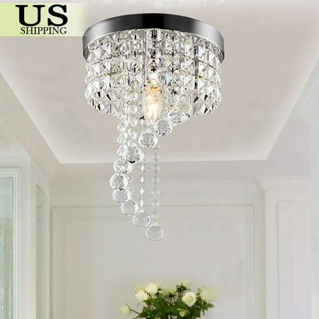 Modern Crystal Chandelier Led Ceiling Light Pendant Lamp Modern Crystal Chandelier Led Ceiling Light Pendant Lamp Aisle Fixture Lighting